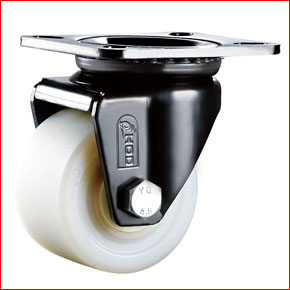 VI-A3-NYW-PT Heavy Duty Machine Caster With Nylon Wheels